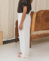 BASERANGE French linen cotton FOLIO casual pants soft and comfortable BAS-TRFO-LC-SU25-UNDYED